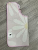 QJHOMO Toilet Rugs U Shaped, Pink Toilet Mat Cute Daisy Contour Bath Rug 20"x20" - Image 4