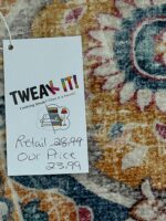 Lahome Moroccan Trellis Round Area Rugs - Washable Small Round Rug 3ft - Image 3