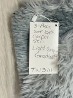 Soft Bathroom Carpet 3 Piece Bathroom Rugs - Image 3