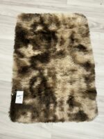 TABAYON Shaggy Tie-Dyed Coffee Rug