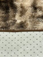 TABAYON Shaggy Tie-Dyed Coffee Rug - Image 4