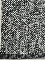 LEEVAN Hallway Runner Rug 2.6' x 8', Black Braided Kitchen Runner Rug - Image 2