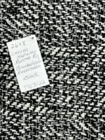 LEEVAN Hallway Runner Rug 2.6' x 8', Black Braided Kitchen Runner Rug - Image 4