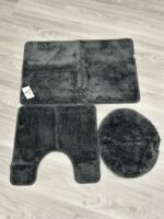Smart Linen 3 Piece Bathroom Rug Set