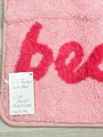 Evovee Get Naked Bath Mat Pink Funny Cute Bathroom Rug "hello beautiful" - Image 3