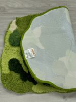 DEXI Moss Bath Mat, Ultra Thick Soft Green Bathroom Rug - Image 4
