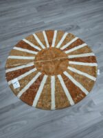 Lahome Boho Round Rug - 3Ft Washable Round Area Rug