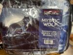 NU TRENDZ MYSTIC WOLF SIGNATURE SERIES PLUSH QUEEN BLANKET