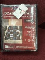 NU TRENDZ SIGNATURE COLLECTION SHERPA LINED BEAR MOUNTAIN THROW - 50" X 60" - Image 3