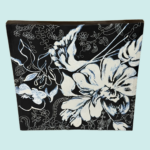 24" SQUARED BLACK AND WHITE WALL ART - Variant 2